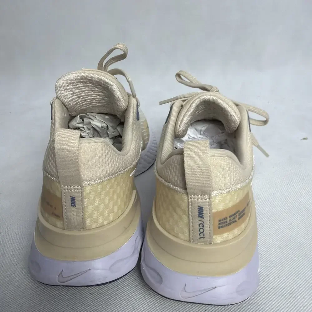 Nike React Infinity Run Flyknit 3 Oatmeal Women's 10 Training Shoes DZ3016-101
